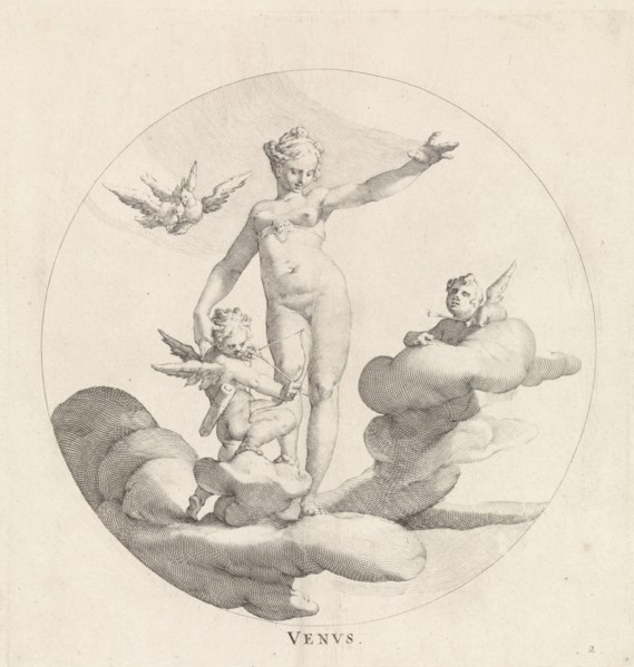 Venus, Egbert van Panderen, Bartholomeus Spranger, Frederik de Wit, c. 1590 - 1637