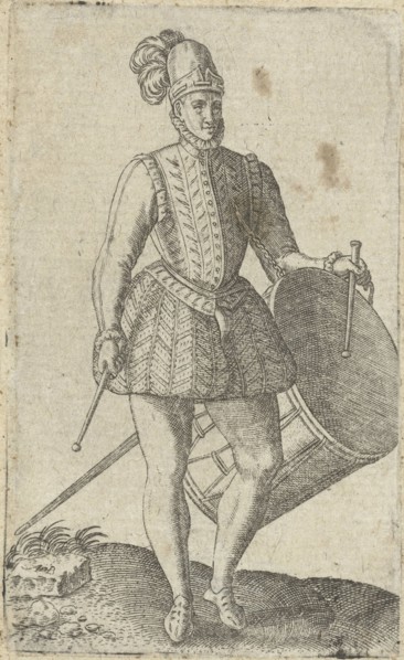 Soldier drummer, Abraham de Bruyn, 1550 - 1587