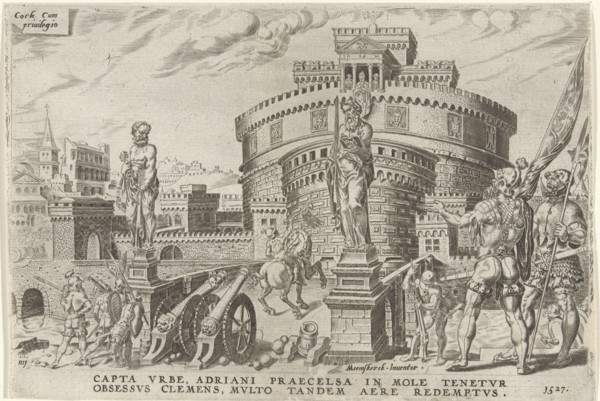 Siege of the Engelenburcht, 1527, Dirck Volckertsz Coornhert, Hieronymus Cock, 1555-1556