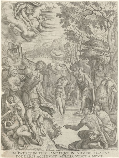 Baptism of Christ, Egidius Horbeck, 1582 - 1586