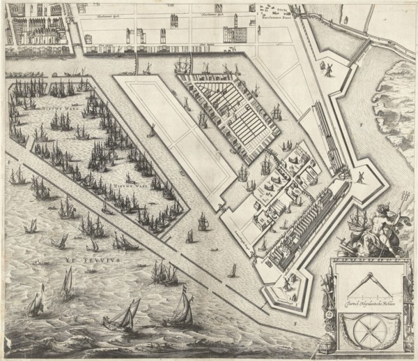 Map of Amsterdam (leaf right), 1625, The Netherlands, Balthasar Florisz. van Berckenrode, 1625