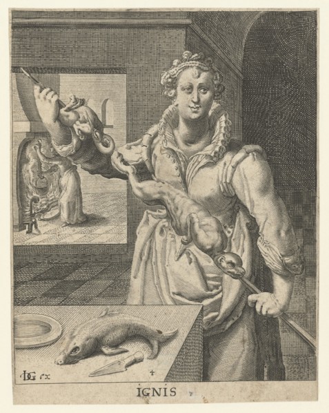 The element of fire, Jacob de Gheyn (II), 1595 - 1597
