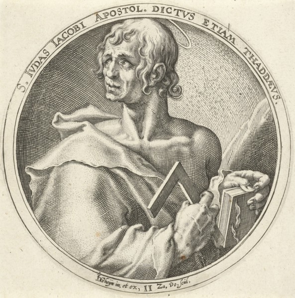 H Jude Thaddaeus, Zacharias Dolendo, Jacob de Gheyn (II), c. 1596