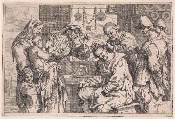 The village surgeon, Jan Baptist de Wael, 1642 - 1669