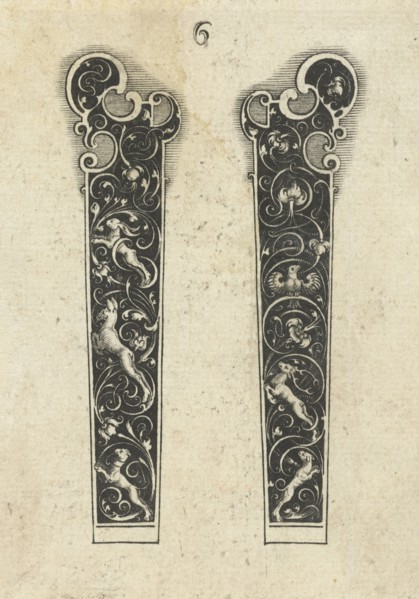 Two knife handles, Michiel le Blon, 1597 - c. 1626