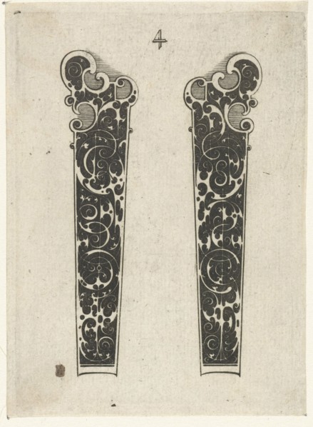 Two knife handles, Michiel le Blon, 1597 - c. 1625