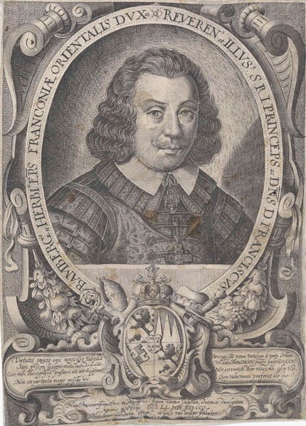 Portrait of Franz von Hatzfeld, Ge. Jo. van de Sijpe, 1634