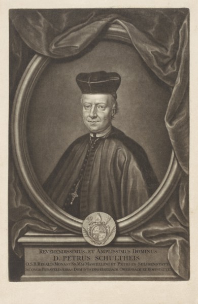 Portrait of Peter Schultheis, Gerard Valck, 1662 - 1726