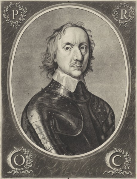 Portrait of Oliver Cromwell, Jan van de Velde (IV), Rombout van den Hoeye, 1653 - 1658