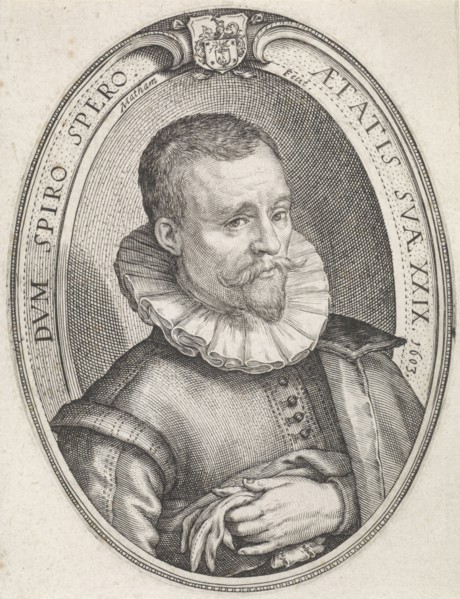 Portrait of a 29-year-old man, Jacob Matham, 1603