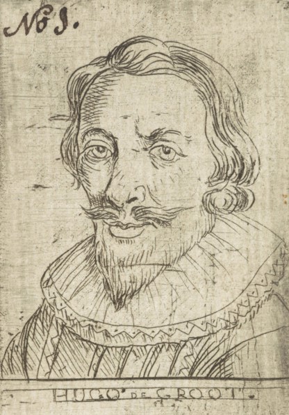 Portrait of Hugo Grotius or Hugo de Groot, Rienk Jelgerhuis, 1739-1806