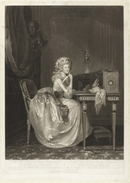 Princess de Lamballe, Simon Malcho, Anton Hickel, 1755 - 1793