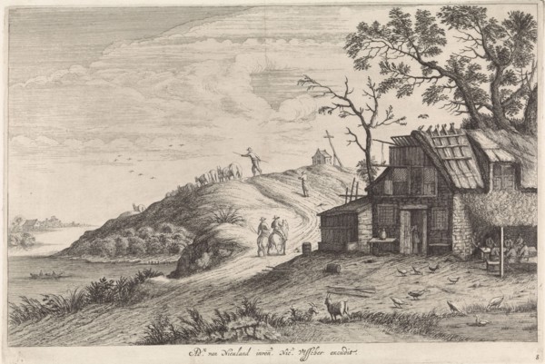 An inn, Pieter Nolpe, Nicolaes Visscher I, 1623-1653
