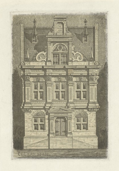 Renaissance facade, Cornelis Johan Laarman, 1854 - 1889
