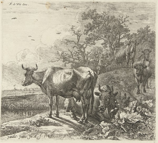 The herdsman, Paulus Potter, 1649