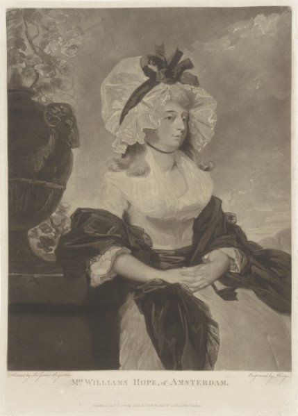 Portrait of Anne Goddard Williams Hope, Charles Howard Hodges, John & Josiah Boydell, 1788