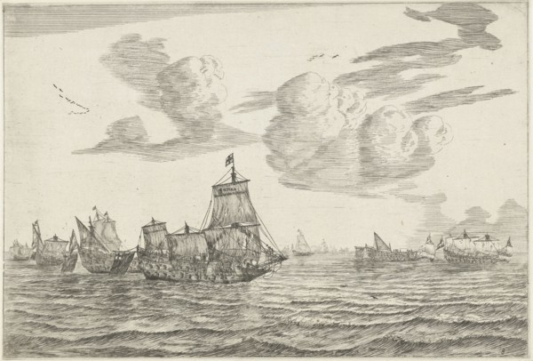 After the battle, Reinier Nooms, 1652 - 1670