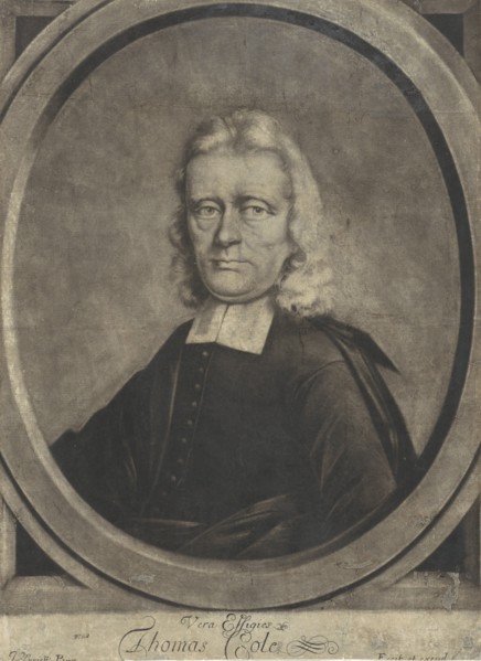 Portrait of Thomas Cole, Jan van der Spriet, 1675 - 1690