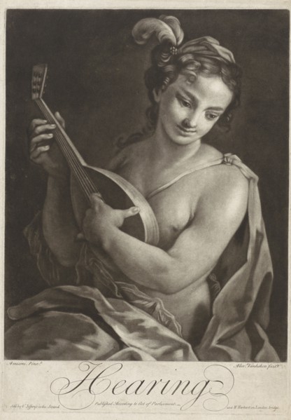 Hearing, Alexander van Haecken, T. Jefferys, W. Herbert, 1739