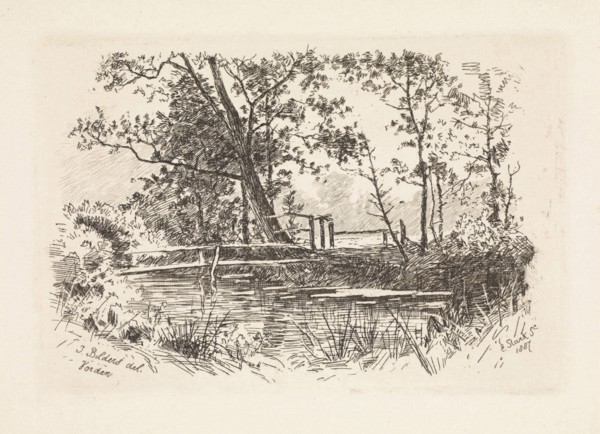 Landscape, Elias Stark, 1887