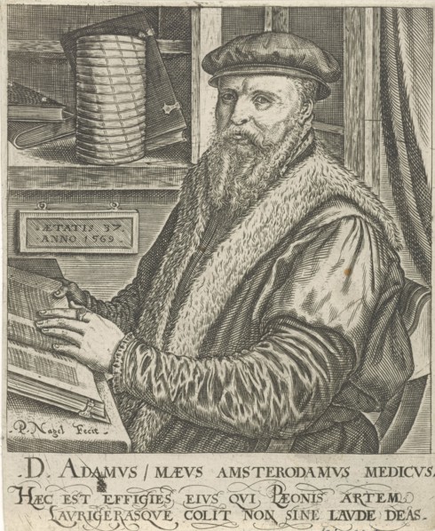 Portrait of Adam Maeus, Pieter Nagel, 1569