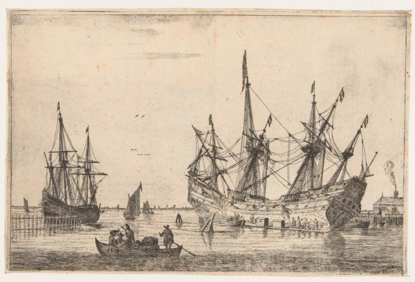 Waterproofing of the hull of a ship, Reinier Nooms, 1650 - 1664