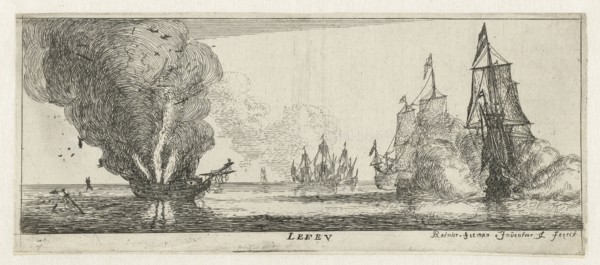 Fire, Reinier Nooms, 1651 - 1652