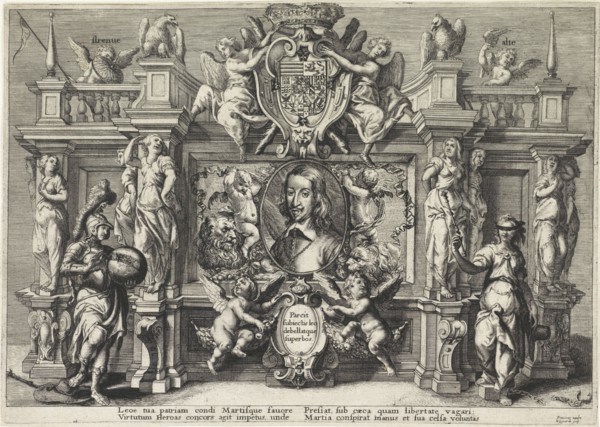 Allegorical portrait of Leopold Willem, governor of the Southern Netherlands. Frans van den