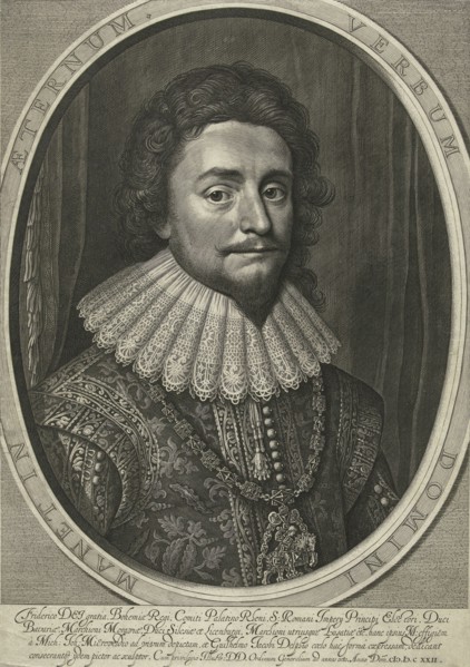 Portrait of Frederick V, Elector Palatine, King of Bohemia, Willem Jacobsz. Delff, States General,