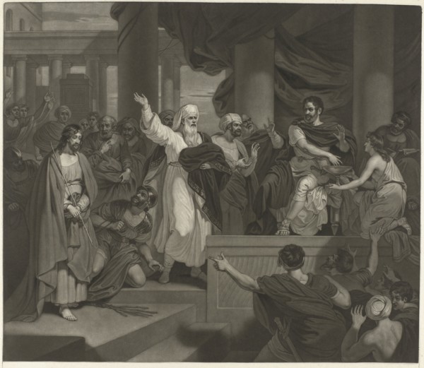 Christ before Pilate, Charles Howard Hodges, Robert Smirke, 1806
