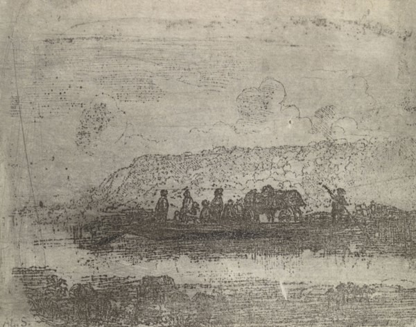 The ferry, print maker: Arnoud Schaepkens