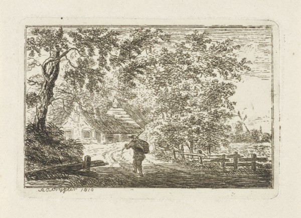 Running man, Andries Cornelis Krijgeer, 1810