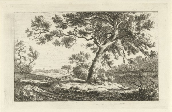 Resting Shepherd, Carel Lodewijk Hansen, c. 1780 - 1840