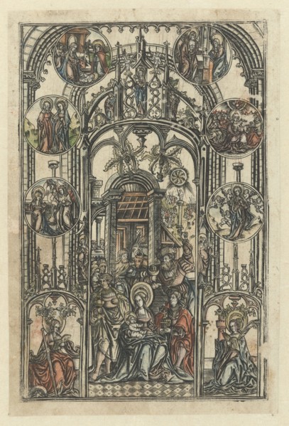 The Adoration of the Magi, Monogrammist S (16e eeuw), 1510 - 1530