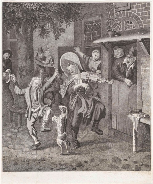 Street musicians, Anonymous, 1830 - 1887