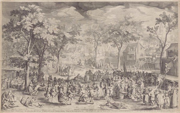 Country Fair, ca. 1610, William Isaacsz. van Swanenburg, Robert de Baudous, Richard Lubbaeus, 1595