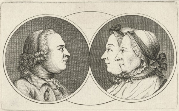 Portraits of Caspar Philips Jacobsz., His wife Margaretha Elisabeth Konsa Philips and their