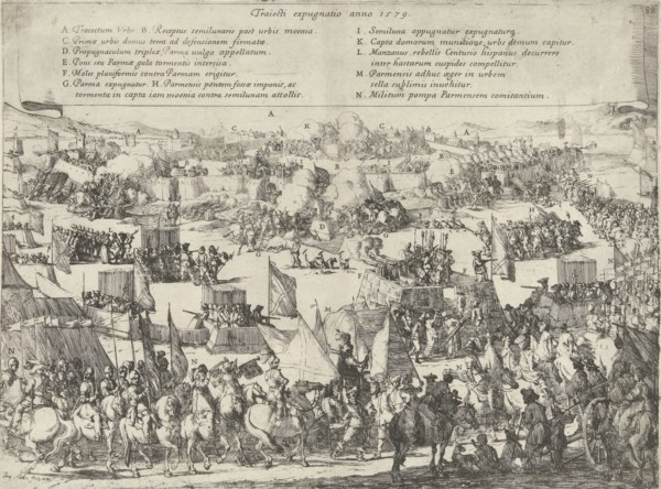 Maastricht conquered by Parma, 1579, Jan Miel, 1645 - 1647