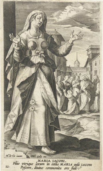 Mary, the mother of the sons of Zebedee, Karel van Mallery, Philips Galle, Cornelis Kiliaan,