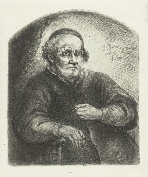 Old man, Jan Chalon, 1790
