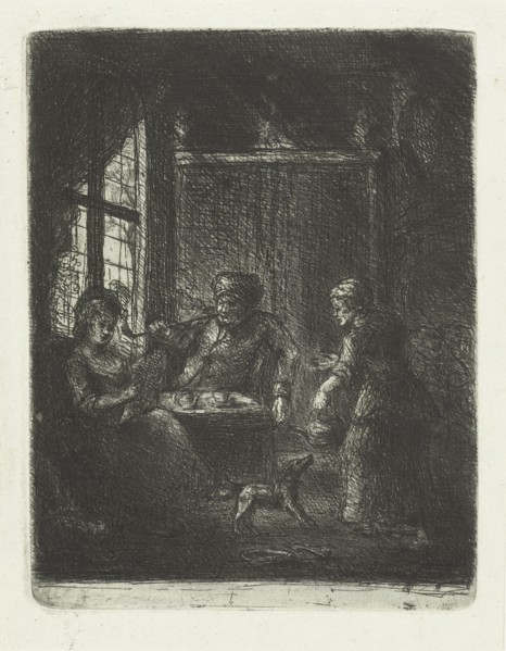 Living with couple, Jan Chalon, 1748 - 1795
