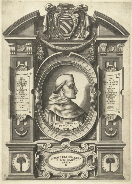 Thomas Aquinas, Jacob Bos, Antonio Lafreri, Antonio Michele Ghislieri, after c. 1557 - 1566