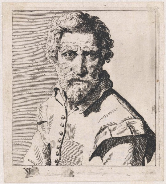 Bust of a bearded man, Michael Sweerts, 1656