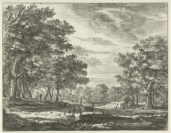 Hiker in the Hague Forest, Roelant Roghman, 1637 - 1742