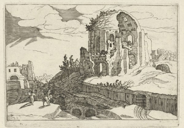 Nymphaeum in Rome, Willem van Nieulandt (II), Anonymous, 1594 - 1685
