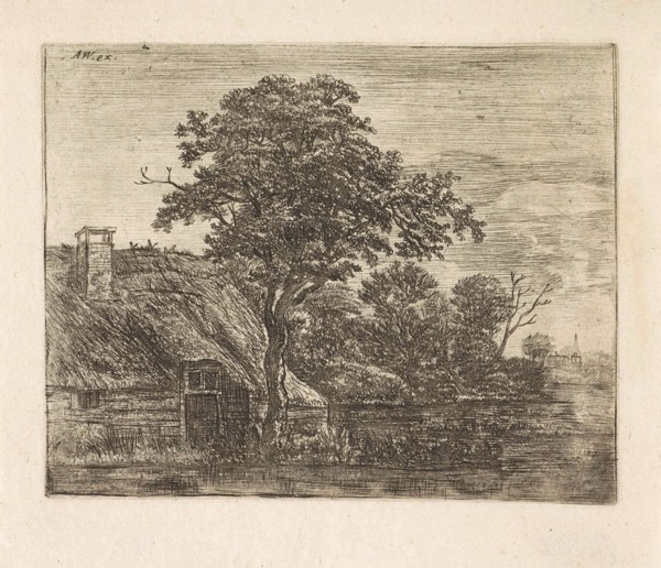 Farm waterfront, Jan Ruyscher, Anthonie Waterloo, Anthonie Waterloo, 1648 - 1663