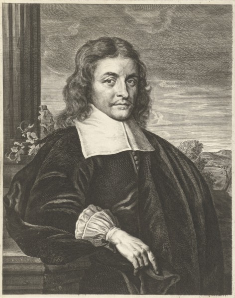 Portrait of Peter Bortius, Hendrik Bary, 1657 - 1707