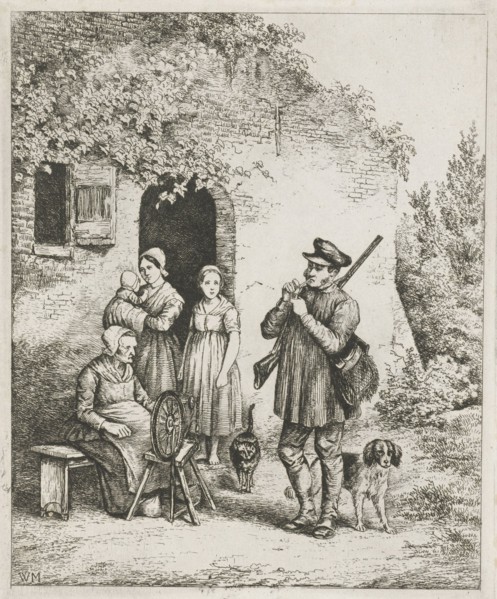 Society for the door of a house, Christiaan Wilhelmus Moorrees, 1811-1867