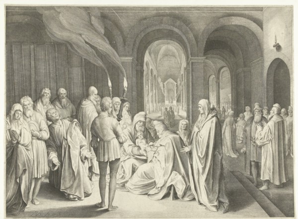 Circumcision of Christ, Nicolaes de Bruyn, 1620