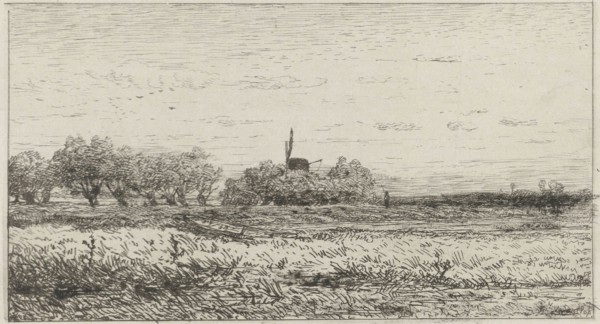 Landscape with lakes and ponds, Willem Roelofs I, 1832-1897